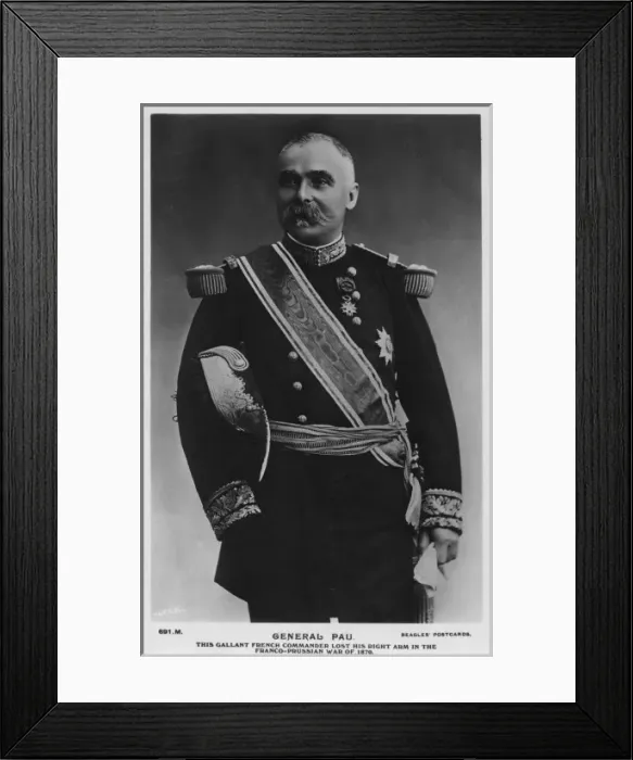 Framed Print : French General Pau Framed Print : French General Pau