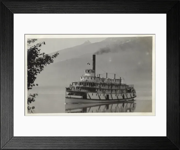 Framed Print : S. W. S. Bonnington, a sternwheel steamboat Framed Print : S. W. S. Bonnington, a sternwheel steamboat