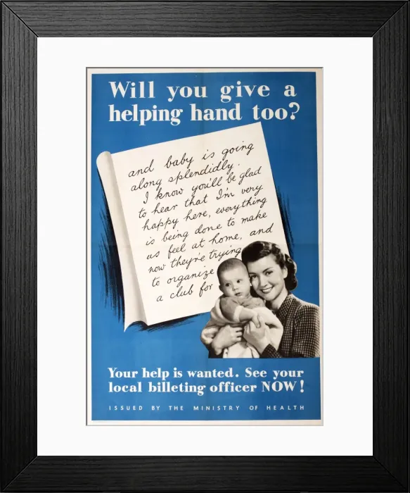 Framed Print : Caring for Evacuated Mothers and babies Framed Print : Caring for Evacuated Mothers and babies
