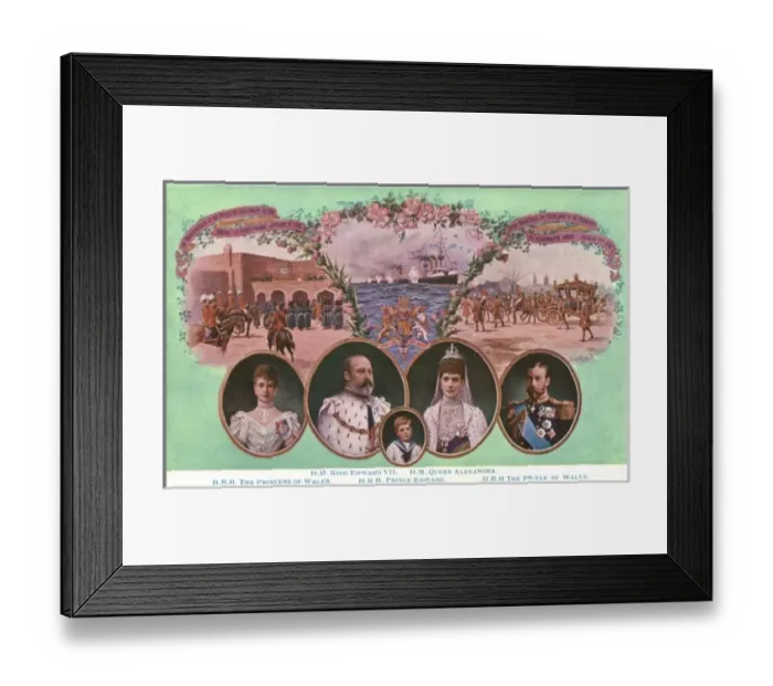 Framed Print : The coronation of King Edward VII Framed Print : The coronation of King Edward VII