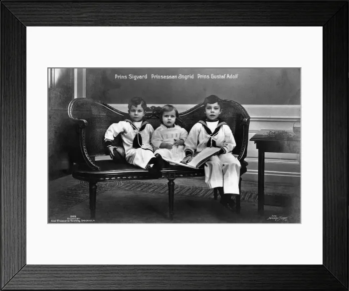 Framed Print : A portrait of Swedish royalty Framed Print : A portrait of Swedish royalty