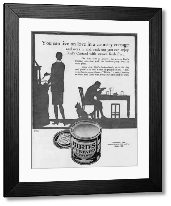 Framed Print : Birds Custard advertisement 1927 Framed Print : Birds Custard advertisement 1927