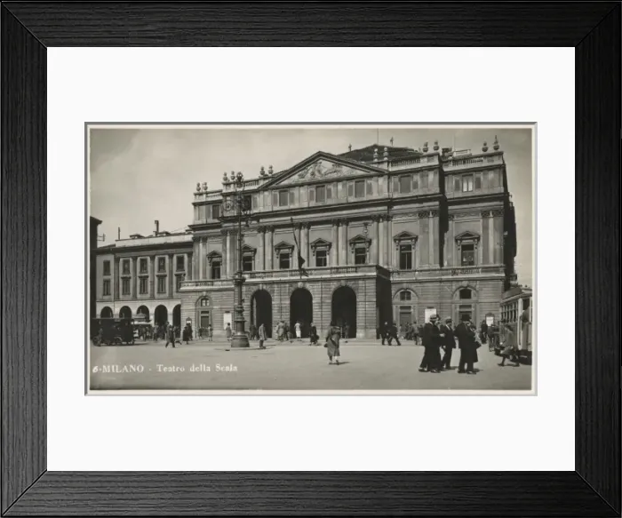 Framed Print : La Scala opera house in Milan Framed Print : La Scala opera house in Milan