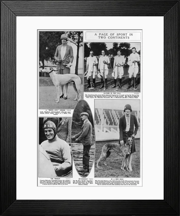 Framed Print : Sport and celebrities in the Bystander Framed Print : Sport and celebrities in the Bystander