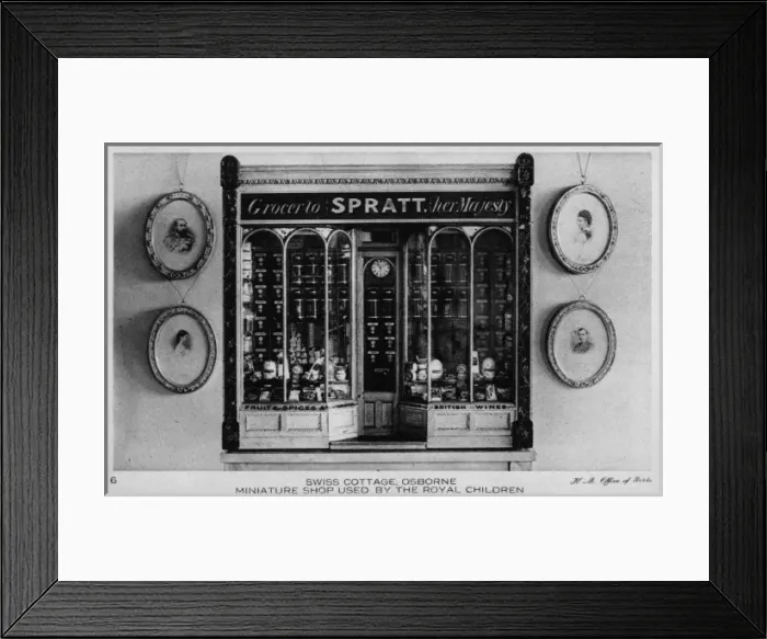 Framed Print : A miniature shop used by the Royal Children Framed Print : A miniature shop used by the Royal Children