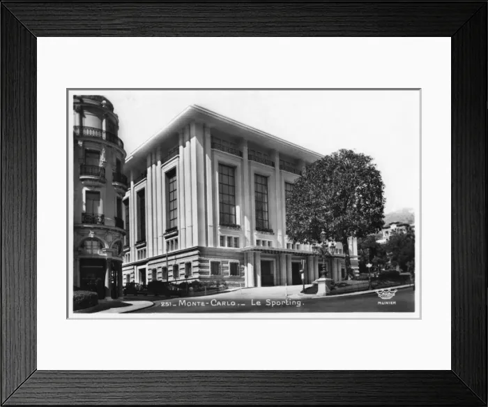 Framed Print : The art deco Cinema Le Sporting in Monte Carlo Framed Print : The art deco Cinema Le Sporting in Monte Carlo