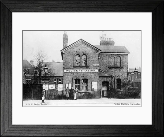 Framed Print : Harlesdon police station Framed Print : Harlesdon police station