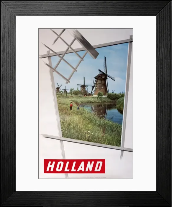 Framed Print : Tourism poster - Holland Framed Print : Tourism poster - Holland