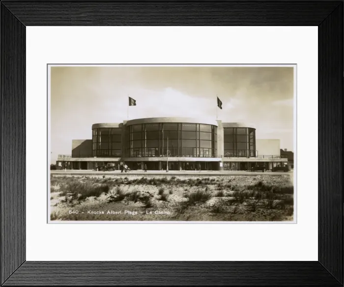 Framed Print : Knokke, Belgium - The Beachfront Casino Framed Print : Knokke, Belgium - The Beachfront Casino