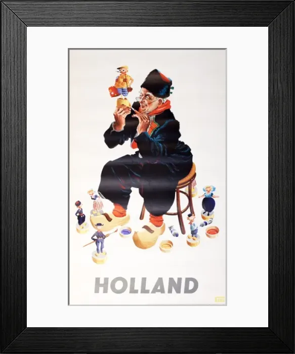 Framed Print : Poster promoting Holland - Toymaker Framed Print : Poster promoting Holland - Toymaker
