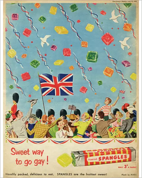 Spangles Coronation advertisement