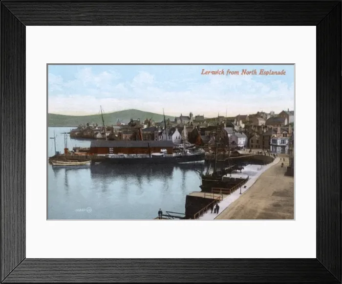 Framed Print : Lerwick, Scotland - View from the North Esplanade Framed Print : Lerwick, Scotland - View from the North Esplanade