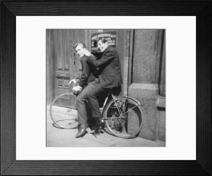 Framed Print : Youths on bike, Liverpool Framed Print : Youths on bike, Liverpool