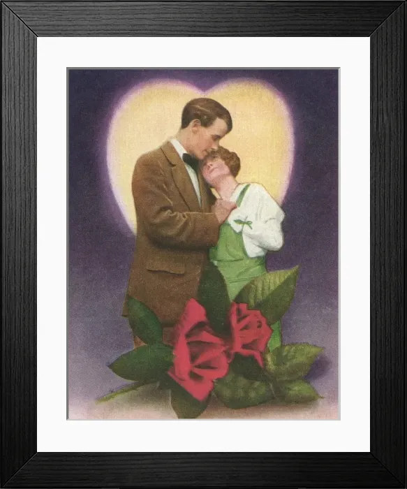 Framed Print : A couple gaze longingly at each other Framed Print : A couple gaze longingly at each other