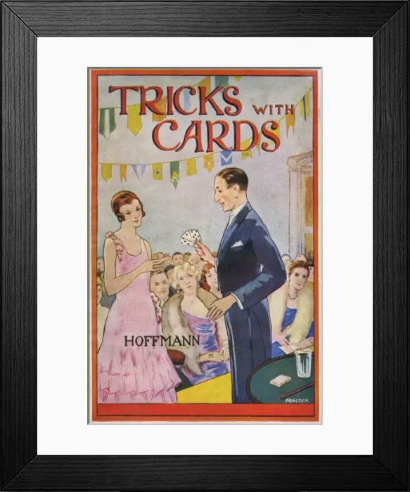 Framed Print : Tricks with Cards book cover Framed Print : Tricks with Cards book cover