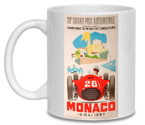 Monaco Grand Prix Poster - 1957