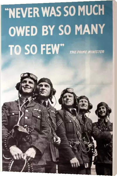 Churchills praise for RAF Pilots