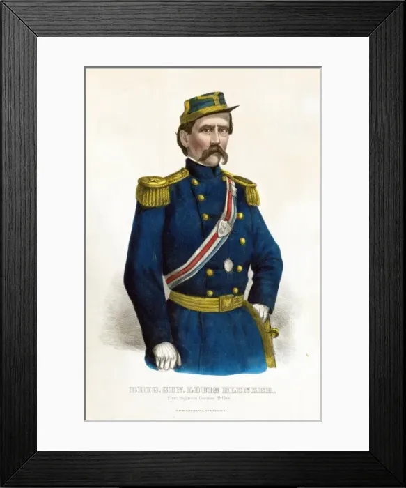 Framed Print : Brigadier General Louis Blenker Framed Print : Brigadier General Louis Blenker