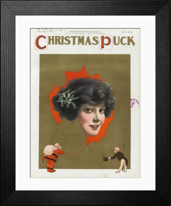 Framed Print : Christmas Puck Framed Print : Christmas Puck