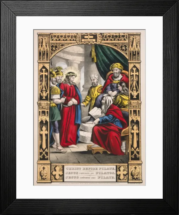 Framed Print : Christ before Pilate Framed Print : Christ before Pilate