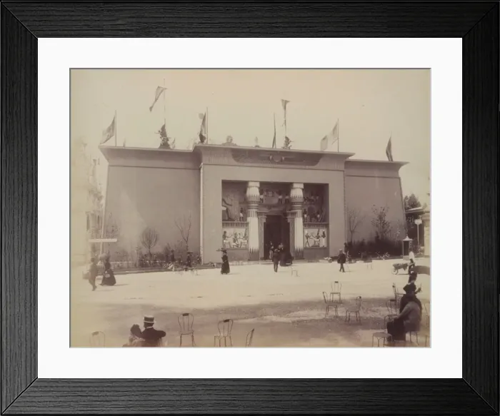 Framed Print : Pavilion of the Suez Canal Company, Paris Exposition, 1889 Framed Print : Pavilion of the Suez Canal Company, Paris Exposition, 1889