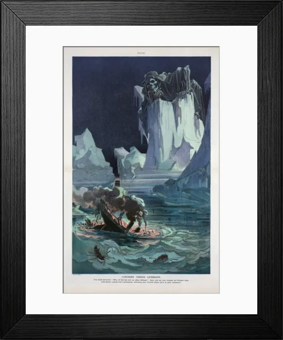 Framed Print : Luxuries versus lifeboats Framed Print : Luxuries versus lifeboats