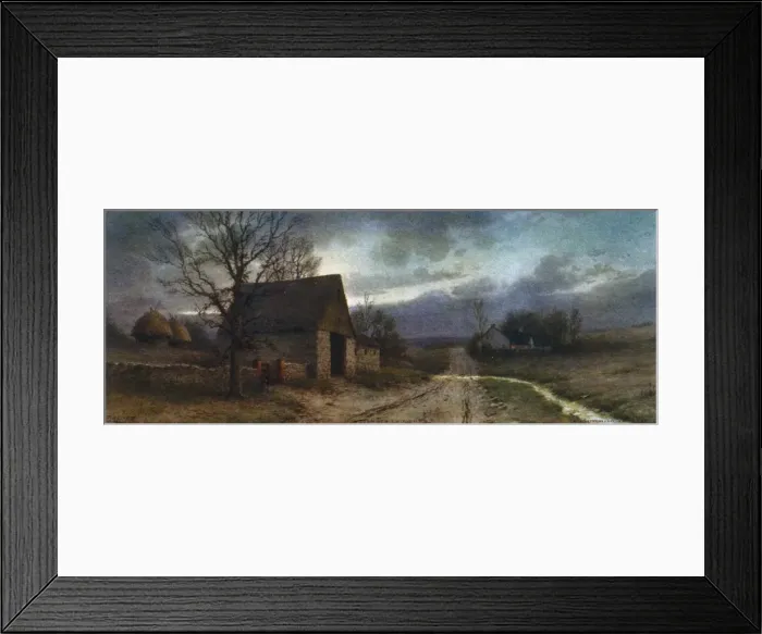 Framed Print : November twilight Framed Print : November twilight