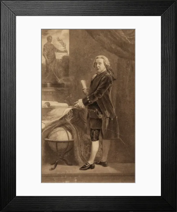 Framed Print : Vice-President John Adams, full-length portrait, standing ne Framed Print : Vice-President John Adams, full-length portrait, standing ne