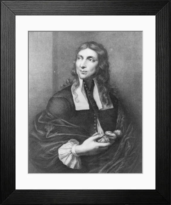 Framed Print : Salvator Rosa, half-length portrait, facing left Framed Print : Salvator Rosa, half-length portrait, facing left