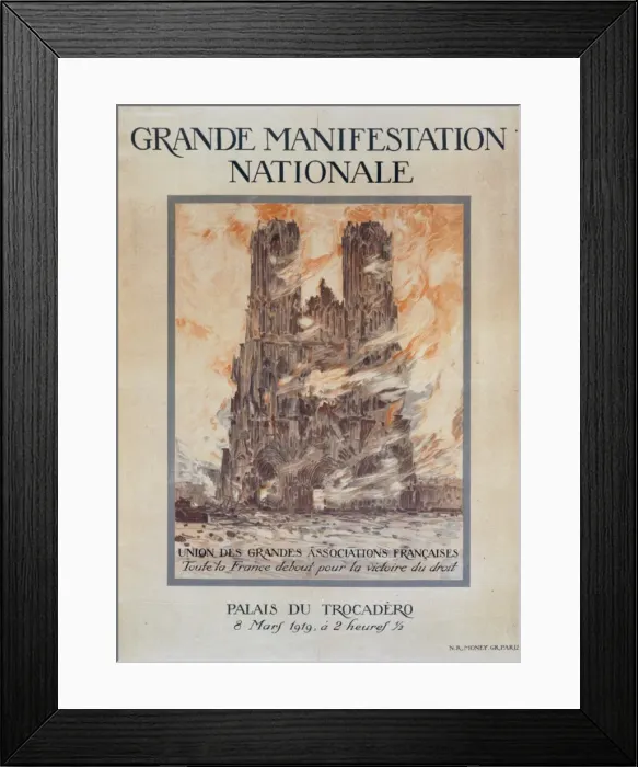 Framed Print : Grande Manifestation Nationale