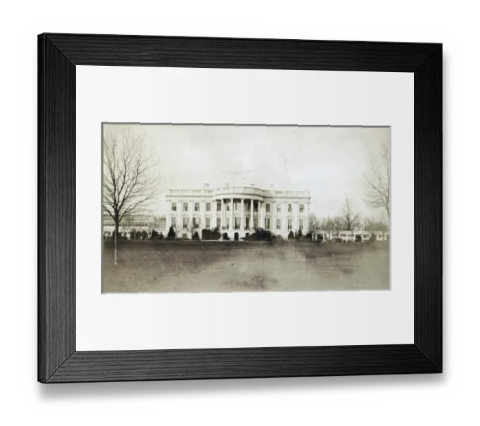 Framed Print : White House (South front, or rear) Framed Print : White House (South front, or rear)