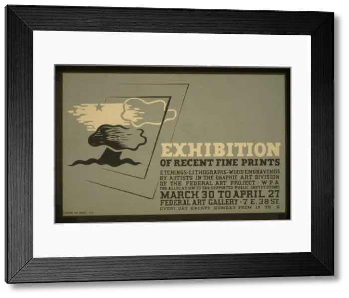 Framed Print : Exhibition of recent fine prints Etchings, lithographs, wood Framed Print : Exhibition of recent fine prints Etchings, lithographs, wood