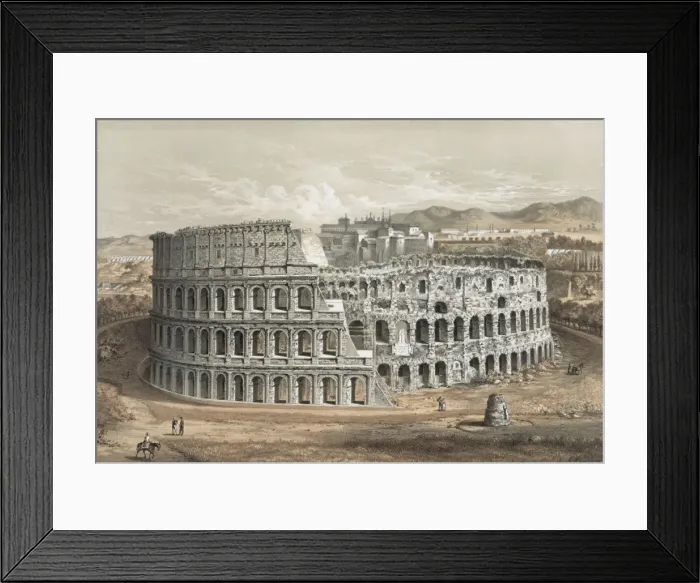 Framed Print : Coliseum at Rome Framed Print : Coliseum at Rome