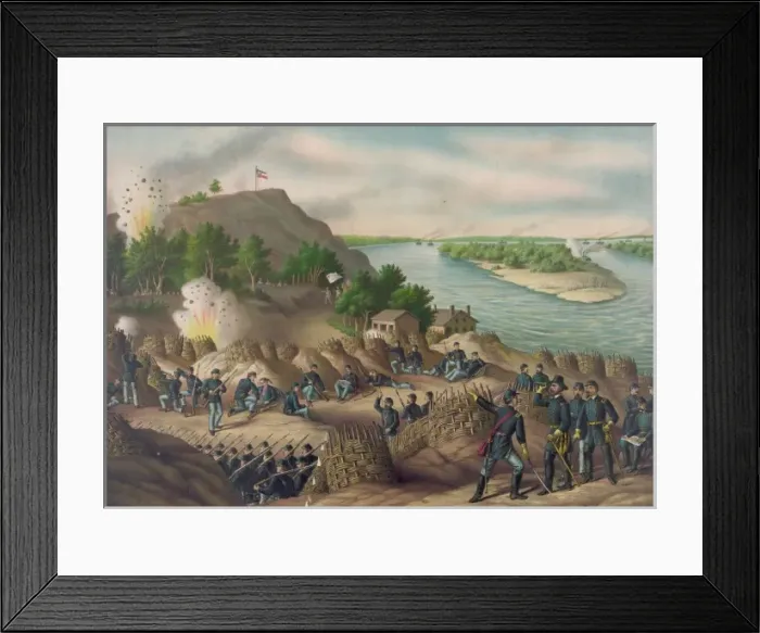 Framed Print : Siege of Vicksburg--13, 15, & 17 Corps, Commanded by Gen. U Framed Print : Siege of Vicksburg--13, 15, & 17 Corps, Commanded by Gen. U