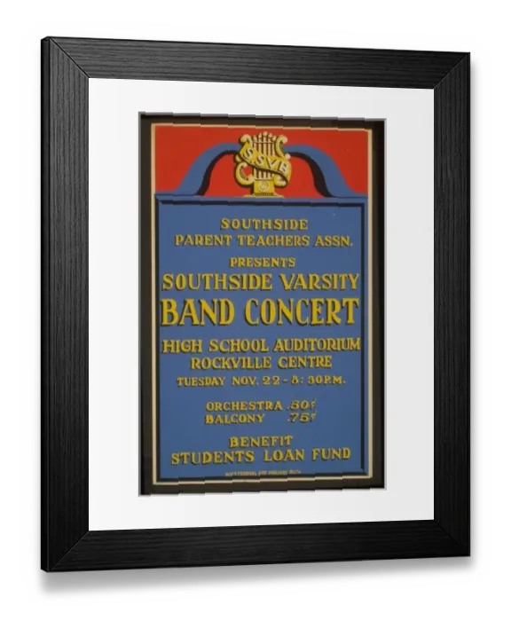 Framed Print : Southside Parent Teachers Assn. presents Southside Varsity B Framed Print : Southside Parent Teachers Assn. presents Southside Varsity B