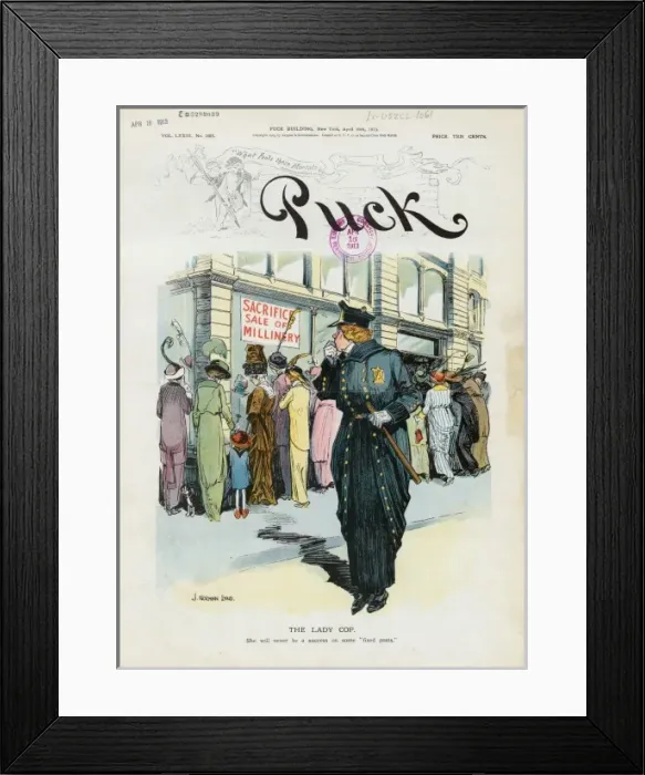 Framed Print : The lady cop Framed Print : The lady cop