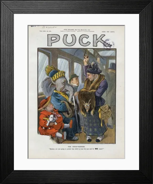 Framed Print : The strap-hanger Framed Print : The strap-hanger
