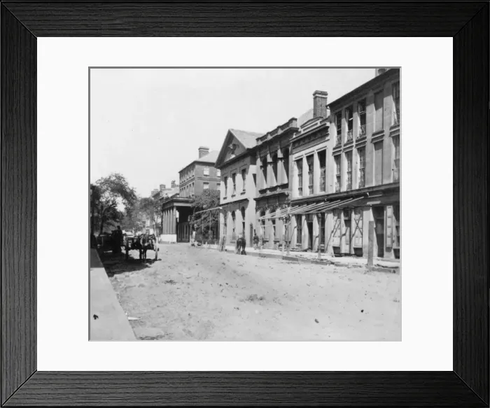 Framed Print : US Quartermasters office, Charleston, South Carolina