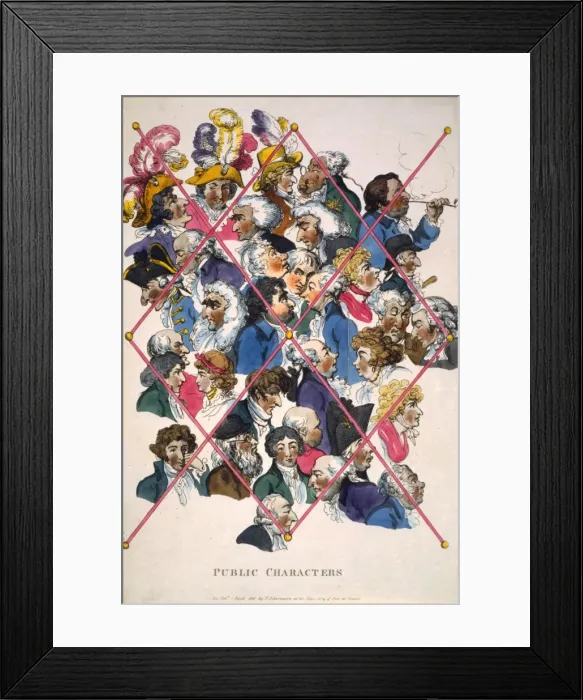 Framed Print : Public characters Framed Print : Public characters