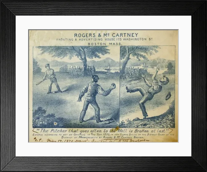 Framed Print : The pitcher that goes often to the well is broken at last Framed Print : The pitcher that goes often to the well is broken at last