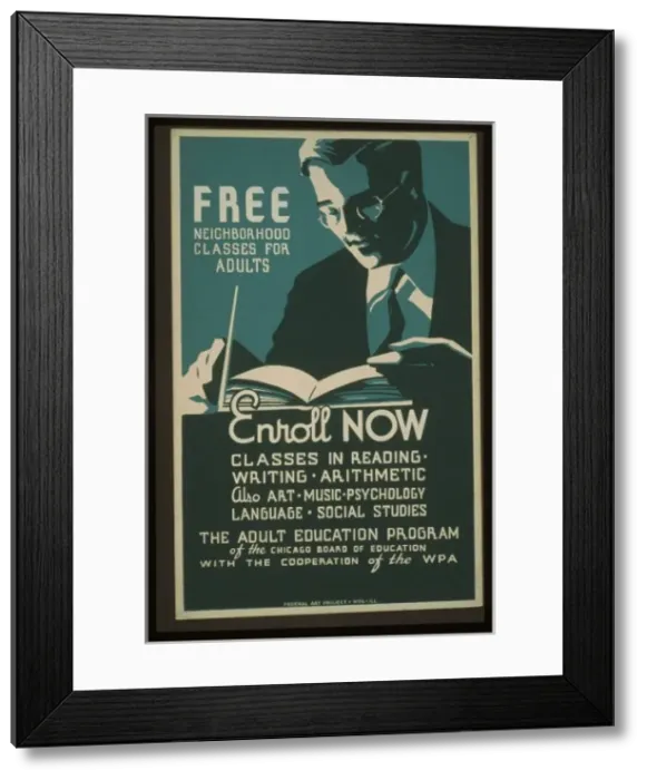 Framed Print : Free neighborhood classes for adults Enroll now : Classes in Framed Print : Free neighborhood classes for adults Enroll now : Classes in
