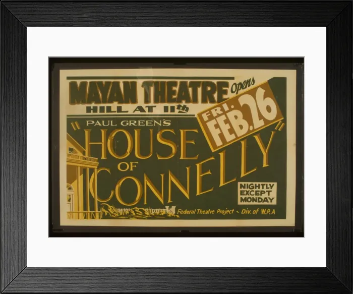 Framed Print : Paul Greens House of Connelly at the Mayan Theatre Paul Gre Framed Print : Paul Greens House of Connelly at the Mayan Theatre Paul Gre