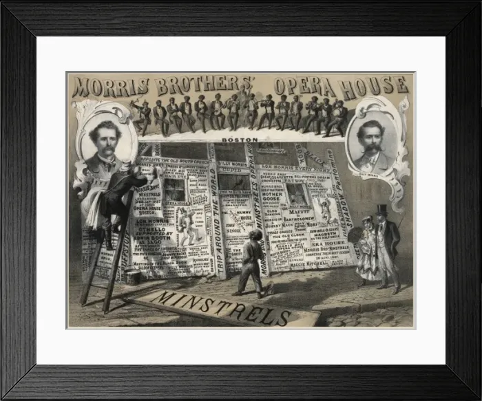 Framed Print : Morris Brothers opera house, Boston Framed Print : Morris Brothers opera house, Boston