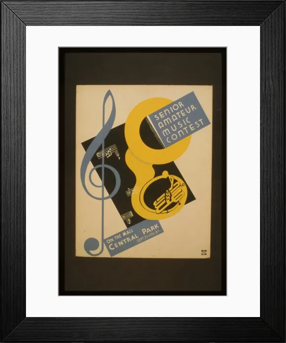 Framed Print : Senior amateur music contest On the mall, Central Park : Sep Framed Print : Senior amateur music contest On the mall, Central Park : Sep
