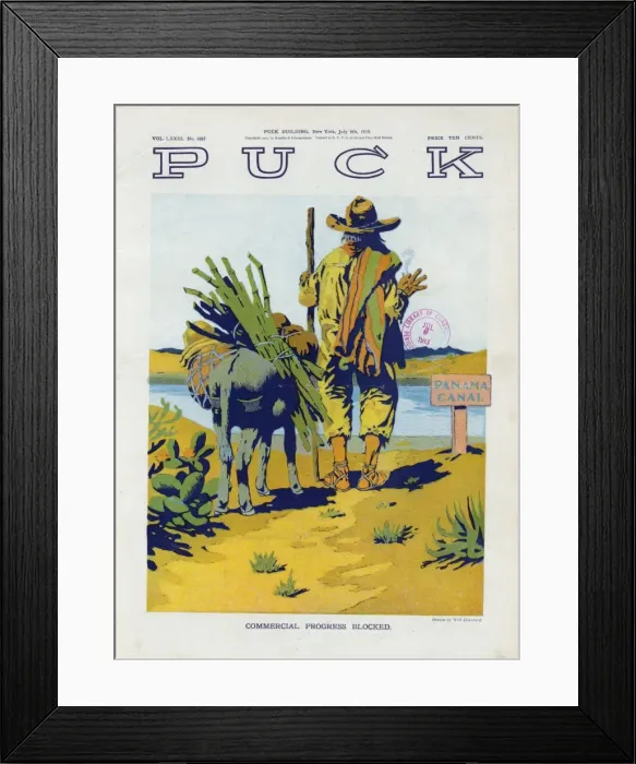 Framed Print : Commercial progress blocked Framed Print : Commercial progress blocked