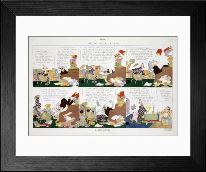 Framed Print : I - The lawyer. And they get away with it Framed Print : I - The lawyer. And they get away with it