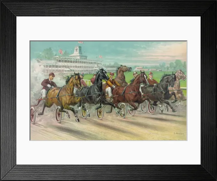Framed Print : A dash for the pole Framed Print : A dash for the pole