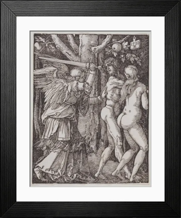 Framed Print : Small Passion. The expulsion from Paradise Framed Print : Small Passion. The expulsion from Paradise