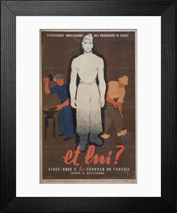 Framed Print : Et lui? Aidez-nous ?ui trouver du travail quand il revien Et lui? Aidez-nous ? Framed Print : Et lui? Aidez-nous ?ui trouver du travail quand il revien Et lui? Aidez-nous ?