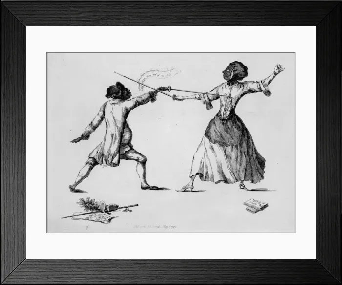 Framed Print : The Duchess of Queensberry and Soubise Framed Print : The Duchess of Queensberry and Soubise